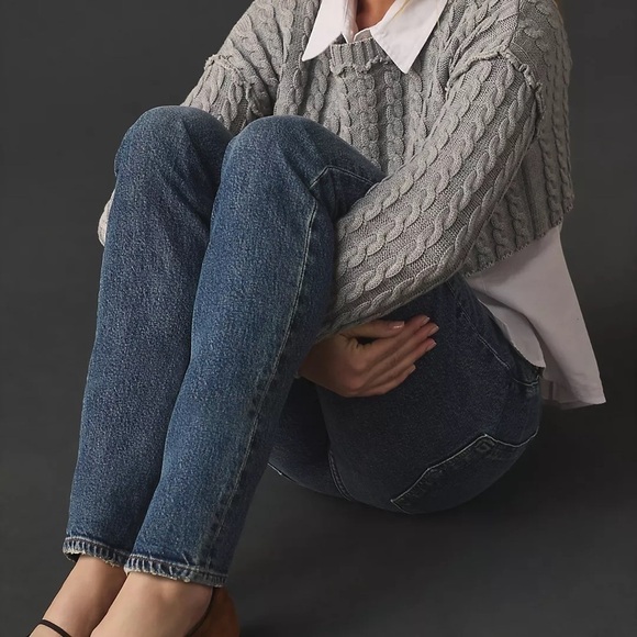 NWT AGOLDE Willow Mid Rise Slim Crop! - Picture 5 of 13